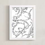 "Cloud Formations 2" - Art Print in Ink by Harrison Tenzer - Framed