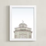 "Castle in the Sky" - Art Print in Mint by Laura Bercovich - Framed