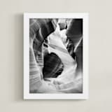 "Canyon 1" - Art Print in ink by Kamala Nahas - Framed