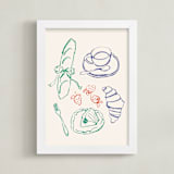 "Dawn & Dusk Delights 1" - Art Print in Cotton by Cass Loh - Framed
