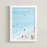 "If You Steal My Sunshine #1" - Art Print in Ocean Blue by Summer Strauch - Framed