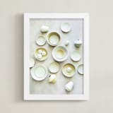 "KITCHEN CLAY" - Art Print in Sandstone by Jenni Kupelian - Framed