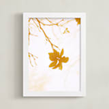 "Morning II" - Art Print in Amber by Stellax Creative - Framed