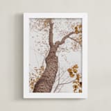 "Be Still I" - Art Print in Autumn by Robin Ott - Framed