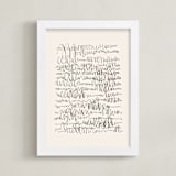 "Nature, you and me N.4 I" - Art Print in Monochrome by Catilustre - Framed