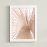 "Whirl" - Art Print in Beige by Carly Tabak - Framed