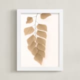 "Tenderness" - Art Print in Antique Brass by Eliane Lamb - Framed