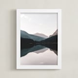 "Ruby Peaks" - Art Print in Forest by LindseyErin - Framed