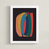 "Fragments" - Art Print in Chalkboard by Romina Gadler - Framed