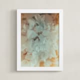 "Flower Pop 2" - Art Print in Golden by David Michuki - Framed