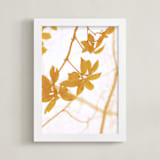 "Morning I" - Art Print in Amber by Stellax Creative - Framed