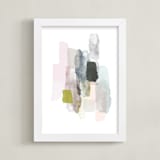 "Weathered" - Art Print in Slate by Melanie Severin - Framed