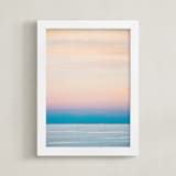 "Sorbet Sky" - Art Print in sorbet by lulu and isabelle - Framed