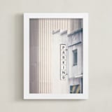 "Urban scene" - Art Print in Stone by Lucia Coppola - Framed
