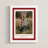 "Ribbon Frame: Portrait Framed Photo" - Framed Photo in Cranberry by Carolyn MacLaren - Framed