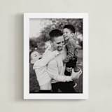 "The Big Picture: Father's Day Framed Photo" - Framed Photo in White by Minted - Framed