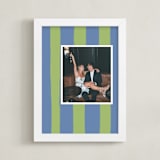 "Striped Mat: Framed Photo" - Framed Photo in Kiwi by Cindy Reynolds - Framed