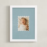 "Squiggle: Portrait" - Framed Photo in Sky by Kelly Watkins - Framed