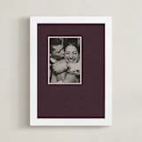 "Offset" - Framed Photo in Maroon by Annie Shapiro - Framed