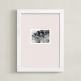 "Railroad Stripe: Portrait" - Framed Photo in Bisque by Olivia Kanaley Inman - Framed