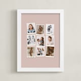 "9 Snaps" - Framed Photo in Dusty Blush by Hooray Creative - Framed