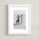 "Scripted Heart: Framed Photo" - Framed Photo in Graphite by Claudia Orengo - Framed