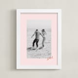 "Scripted Heart: Framed Photo" - Framed Photo in Crayon by Claudia Orengo - Framed