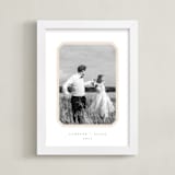 "Bevel Border: Portrait" - Framed Photo in Cream by Carolyn MacLaren - Framed