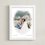 "Artifact: Oval Framed Photo" - Framed Photo in Charcoal by Snow and Ivy - Framed