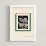 "Double Border: Landscape" - Framed Photo in Emerald by letterfix - Framed