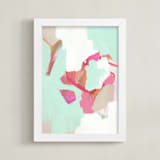 "Atelier" - Art Print in Minty by Makewells - Framed