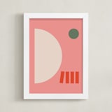 "Giulietta" - Art Print in Olive by Alex Roda - Framed