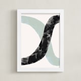 "Alternatives" - Art Print in Classic Mint by Bethania Lima - Framed