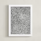 "10,000 Grains" - Art Print in Charcoal by Bryn Wears-Fitipaldi - Framed