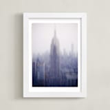 "empire state" - Art Print in Twilight by Kaitlin Rebesco - Framed