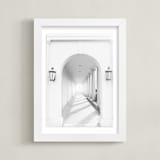 "Arches" - Art Print in Column White by Ilze Lucero - Framed
