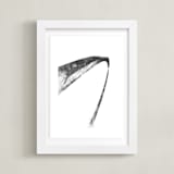 "St. Louis Arch" - Art Print in Grey by Paul Berthelot - Framed