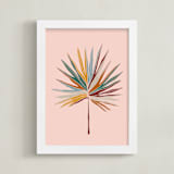 "Chic Palm" - Art Print in retro by lulu and isabelle - Framed