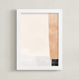 "Journey 01" - Art Print in Desert Brown by WeArt - Framed
