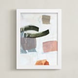 "Monuments 2" - Art Print in Desert Sunset by Jennifer Daily - Framed