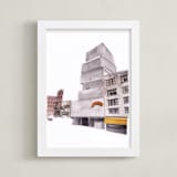 "New York Street" - Art Print in Rainbow Grey by Viktoria Eperjesi - Framed