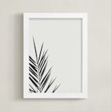 "One" - Art Print in Charcoal by Stacy Cooke - Framed