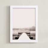 "Solitude" - Art Print in Mist by Robin Ott - Framed