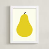 "Heirloom Pear" - Art Print in Danjou by Alexandra Stafford - Framed