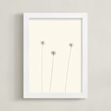 "Dandelions" - Art Print in Ivory by Jorey Hurley - Framed