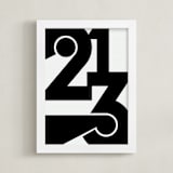 "LA  213" - Art Print in Black and White by Jennifer Morehead - Framed
