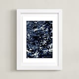 "Sierra Sky" - Art Print in Deep Navy by Katie Craig - Framed
