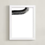 "Shimmering Waterway " - Art Print in Moon by Lise Gulassa - Framed