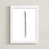 "Washington Monument" - Art Print in Slate by Paul Berthelot - Framed