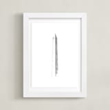 "Washington Monument" - Art Print in Slate by Paul Berthelot - Framed